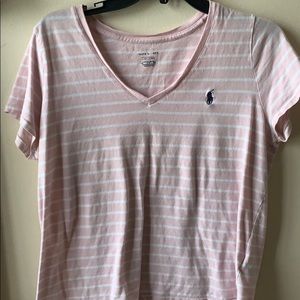V neck women’s polo